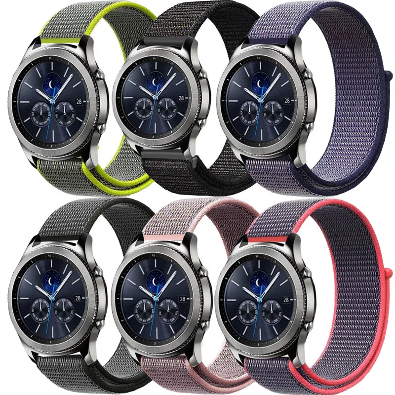 Straps for Samsung Gear S3 S2 Band Frontier Classic Bands Nylon Bracelet for Samsung Galaxy Watch 20mm 22mm Watch Strap
Straps for Samsung Gear S3 S2 Band Frontier Classic Bands Nylon Bracelet for Samsung Galaxy Watch 20mm 22mm Watch Strap