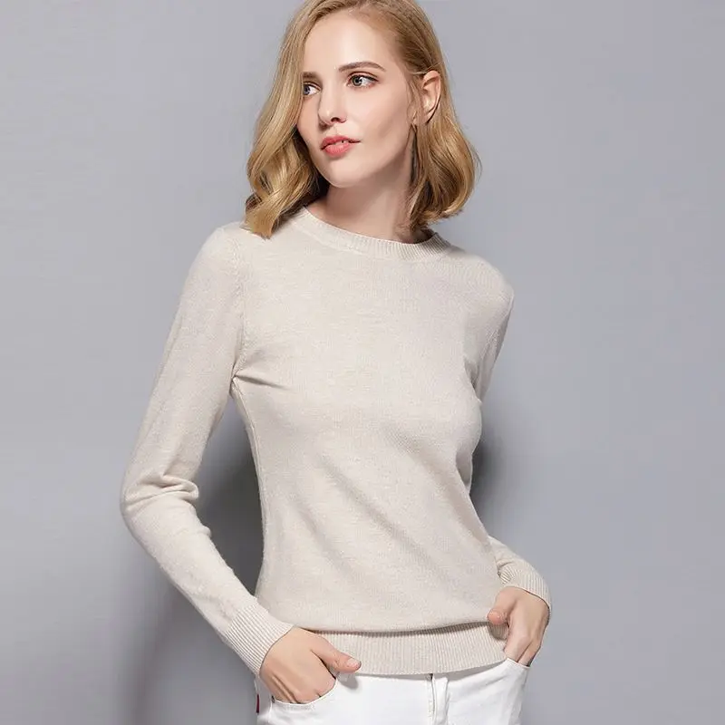 2018 New Women Autumn Winter Warm Sweater High-end O-Neck Fashion Solid Pullovers Sweate RE0751
2018 New Women Autumn Winter Warm Sweater High-end O-Neck Fashion Solid Pullovers Sweate RE0751