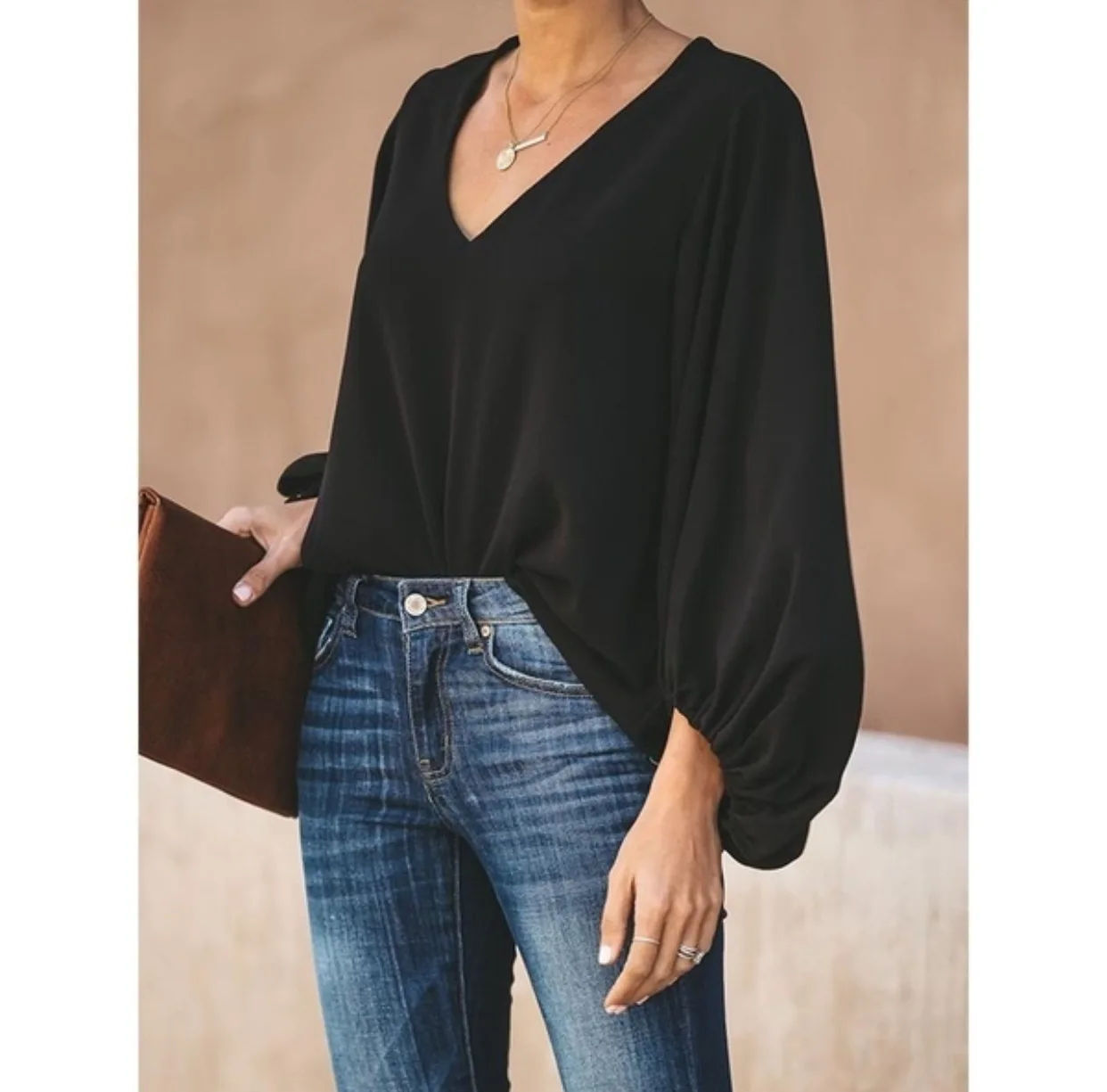 Autumn tops t shirt women clothes 2019 new fashion women tshirt v-neck lantern sleeves large size t-shirt haut femme streetwear
Autumn tops t shirt women clothes 2019 new fashion women tshirt v-neck lantern sleeves large size t-shirt haut femme streetwear