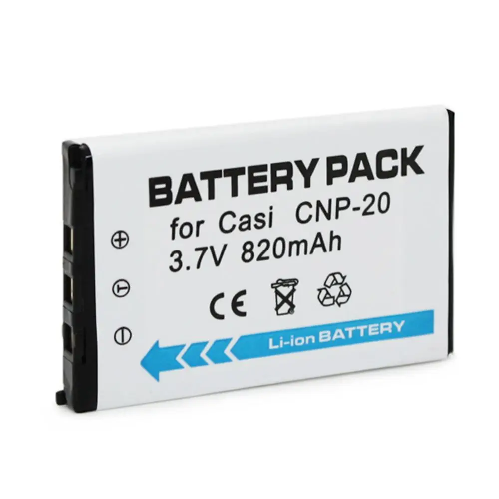 Аккумулятор WHCYonline для камер CASIO батарея 800 мА · ч CNP 20 CNP20 с функцией приближения