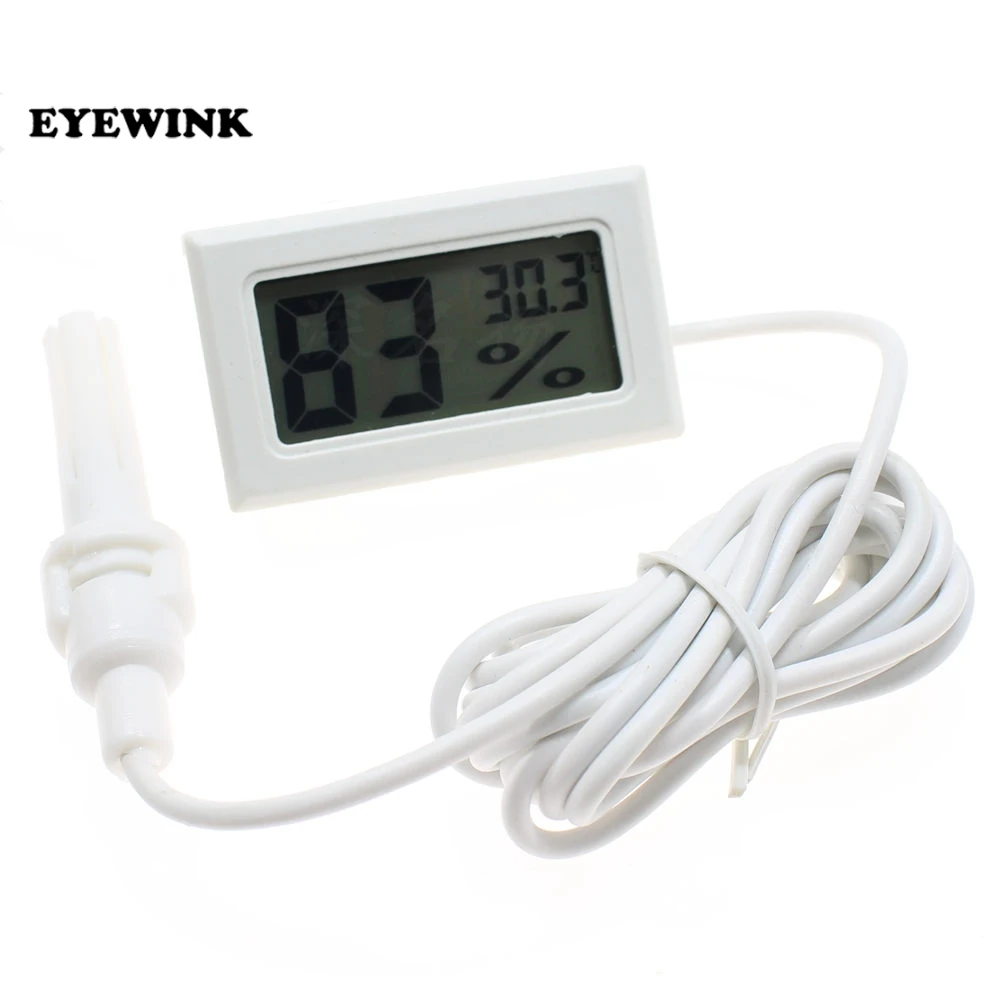 1.0M Mini LCD Digital Temperature Humidity Sensor Meter Thermometer Hygrometer Temperature Controller Soil Moisture Detector
1.0M Mini LCD Digital Temperature Humidity Sensor Meter Thermometer Hygrometer Temperature Controller Soil Moisture Detector