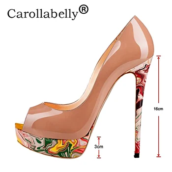 Carollabelly 2019 New Fashion Women Pumps Sexy Peep Toe Thin 16cm High Heels Shoes Woman Pumps Plus Size 34-46
Carollabelly 2019 New Fashion Women Pumps Sexy Peep Toe Thin 16cm High Heels Shoes Woman Pumps Plus Size 34-46