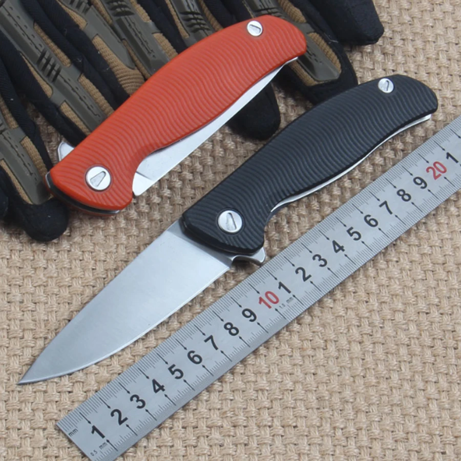 F95 Folding Knife With D2 Blade G10 Handle Ball Bearing Flipper Outdoor Camping Tactical Survival Pocket Knife EDC hand Tools
F95 Folding Knife With D2 Blade G10 Handle Ball Bearing Flipper Outdoor Camping Tactical Survival Pocket Knife EDC hand Tools