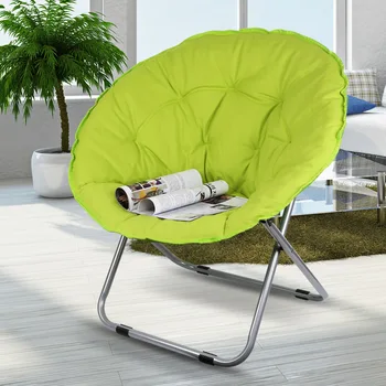 A 8%Folding Large Size Round Moon Saucer Camping Chair with Steel Frame Oxford Cloth Padded Seat Portable Moon Chair 7 Colors
A 8%Folding Large Size Round Moon Saucer Camping Chair with Steel Frame Oxford Cloth Padded Seat Portable Moon Chair 7 Colors