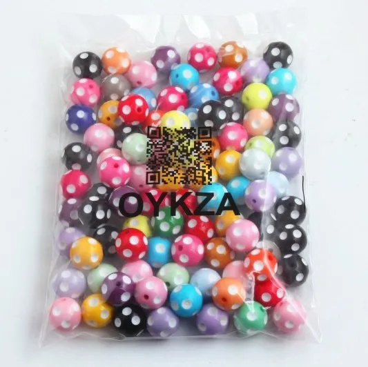 OYKZA 12mm 14mm 16mm 18mm 20mm 24mm Chunky Resin polka dot Beads For Kid's Fashion Jewelry Beaded Necklace Making
OYKZA 12mm 14mm 16mm 18mm 20mm 24mm Chunky Resin polka dot Beads For Kid's Fashion Jewelry Beaded Necklace Making