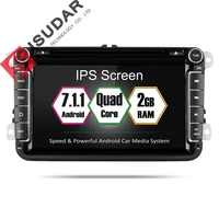 Isudar Car Multimedia Player Android 7.1 2 Din Auto DVD For Volkswagen/VW/Passat/POLO/GOLF/CC/Skoda/Octavia/Seat/Leon GPS Radio image