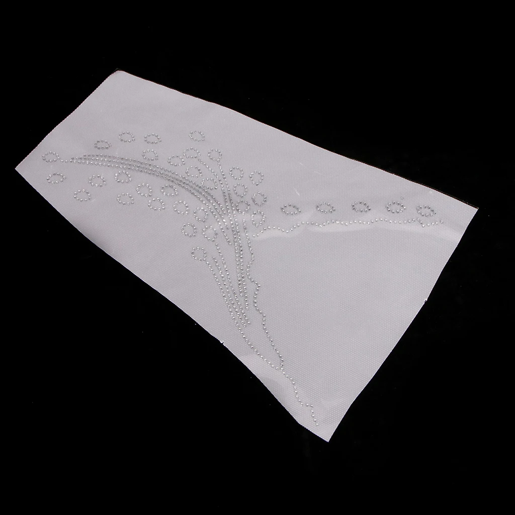 Fashion Hotfix Rhinestones,Heat Transfer Design Iron on Motifs,Rhinestone Applique Patch Sewing Accessories