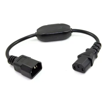 10pcs/lot CY IEC 320 Mains Power C14 to C13 Male to Female Extension Cord Cable with Switch 30cm
10pcs/lot CY IEC 320 Mains Power C14 to C13 Male to Female Extension Cord Cable with Switch 30cm