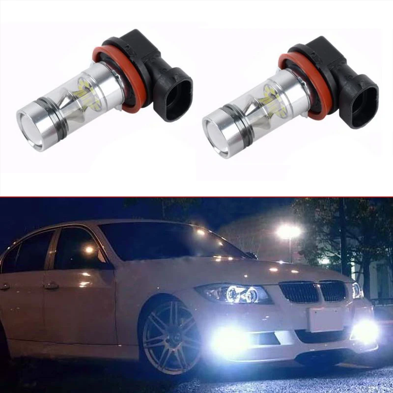 BOAOSI 2x Super White H8 H11 CREE Chip 3030 LED Fog Light Driving Bulbs for BMW E39 325 328 M mini SPORT
BOAOSI 2x Super White H8 H11 CREE Chip 3030 LED Fog Light Driving Bulbs for BMW E39 325 328 M mini SPORT