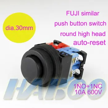 5pcs/lot switch diameter 30mm high head 10A 600V push button switch 1NO+1NC electric switch
5pcs/lot switch diameter 30mm high head 10A 600V push button switch 1NO+1NC electric switch