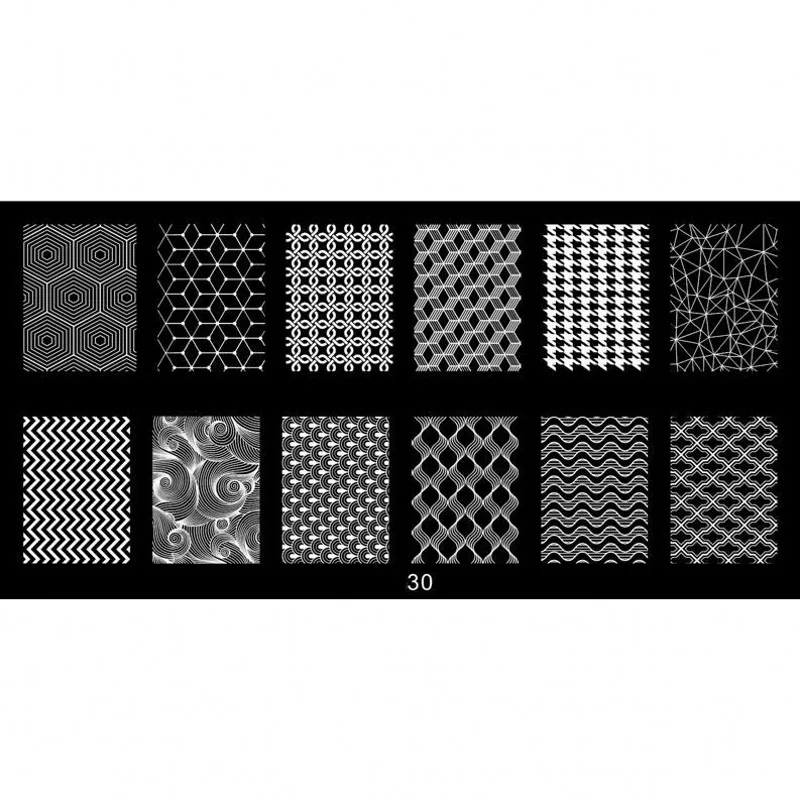 1pc 6*12CM JR-series Nail Art Image Printing Plate Geometry Design Nail Stamping Plates Nail Art Polish Templates #30
1pc 6*12CM JR-series Nail Art Image Printing Plate Geometry Design Nail Stamping Plates Nail Art Polish Templates #30
