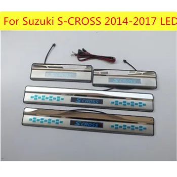 For Suzuki S-CROSS 2014-2017 Stainless Steel Led Door Sill Strip Welcome Pedal Auto Car Styling Stickers Accessories 4pcs
For Suzuki S-CROSS 2014-2017 Stainless Steel Led Door Sill Strip Welcome Pedal Auto Car Styling Stickers Accessories 4pcs