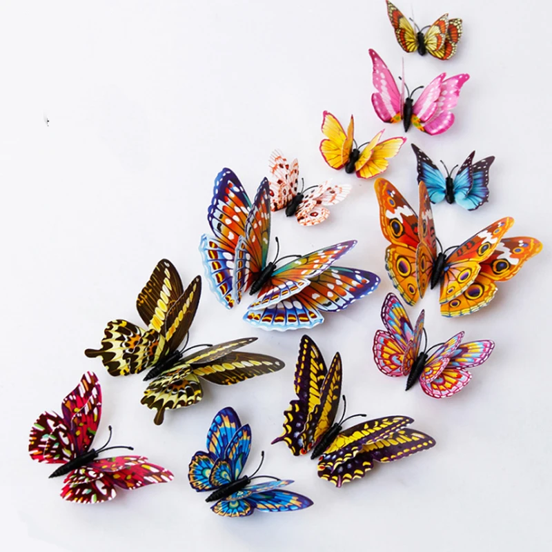 Luminous Double Decker Layer Stereo Simulation Butterfly Suit 3d Diy Wall Stickers Refrigerator Home Decoration
Luminous Double Decker Layer Stereo Simulation Butterfly Suit 3d Diy Wall Stickers Refrigerator Home Decoration