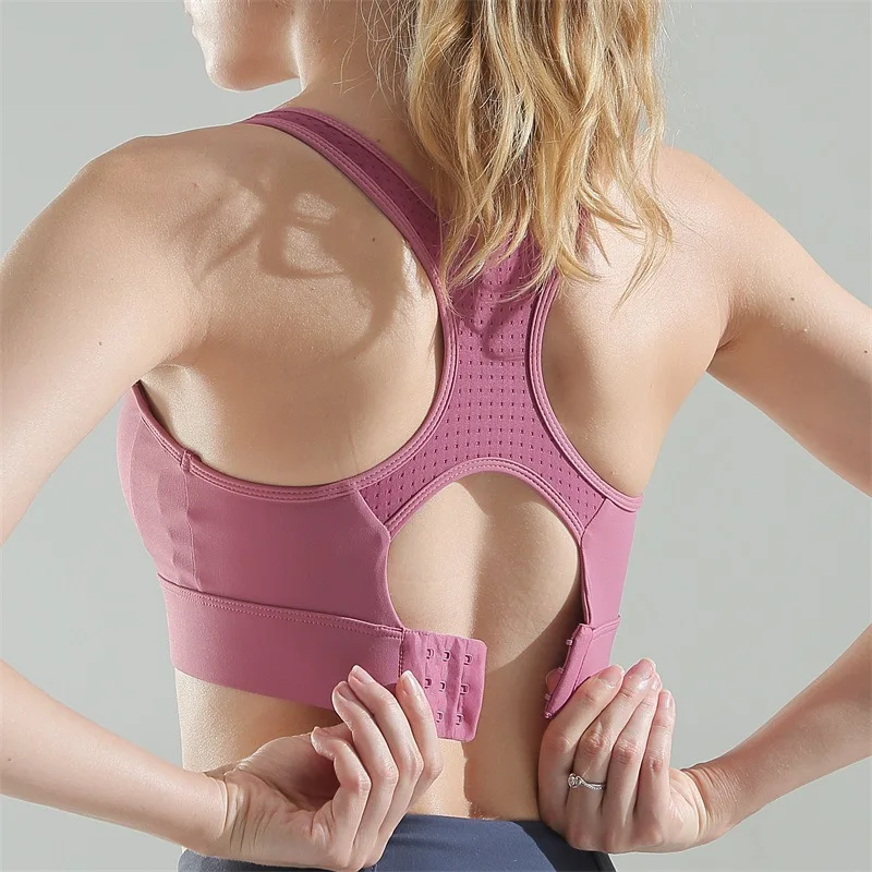 Women Professional Sexy Sports Bra Adjustable Belt Anti-Shake Anti-Drop Gathering Breathable Running Fitness Outerwear Yoga Bra
Women Professional Sexy Sports Bra Adjustable Belt Anti-Shake Anti-Drop Gathering Breathable Running Fitness Outerwear Yoga Bra