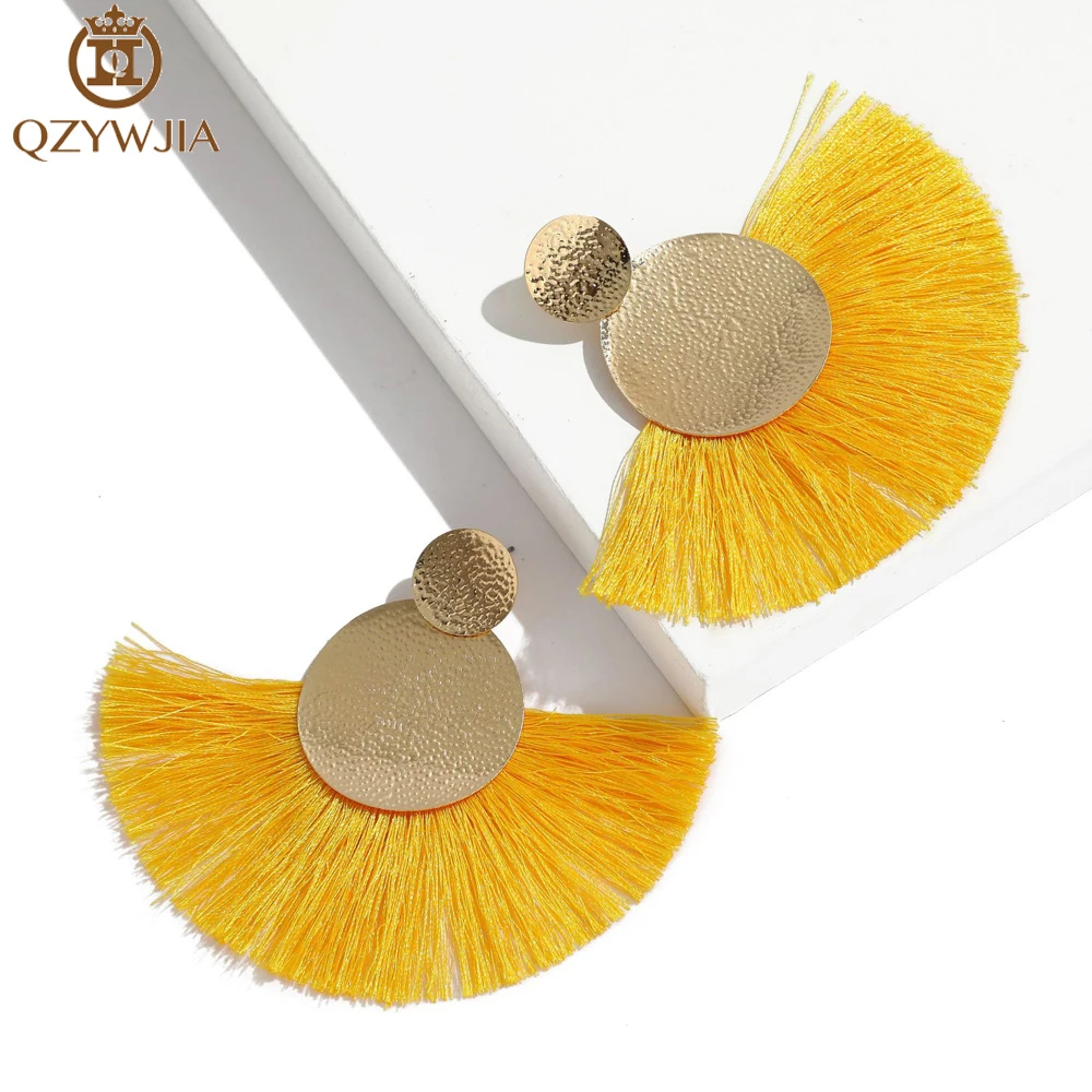 2018 New Bohemia Statement Tassel Earrings Gold Color Round Drop Earrings for Women Wedding Long Fringed Earrings Jewelry Gift
2018 New Bohemia Statement Tassel Earrings Gold Color Round Drop Earrings for Women Wedding Long Fringed Earrings Jewelry Gift