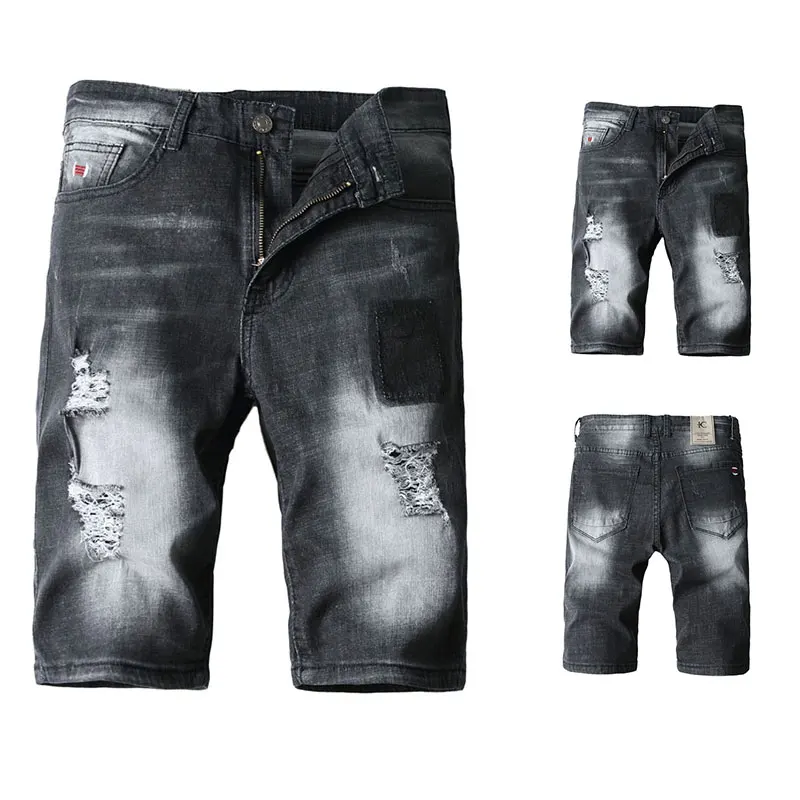 2019 Summer New Black Color Mens Jeans Shorts Ripped Jeans For Men Denim Shorts Street Youth Casual Beach Shorts Men Jeans
2019 Summer New Black Color Mens Jeans Shorts Ripped Jeans For Men Denim Shorts Street Youth Casual Beach Shorts Men Jeans