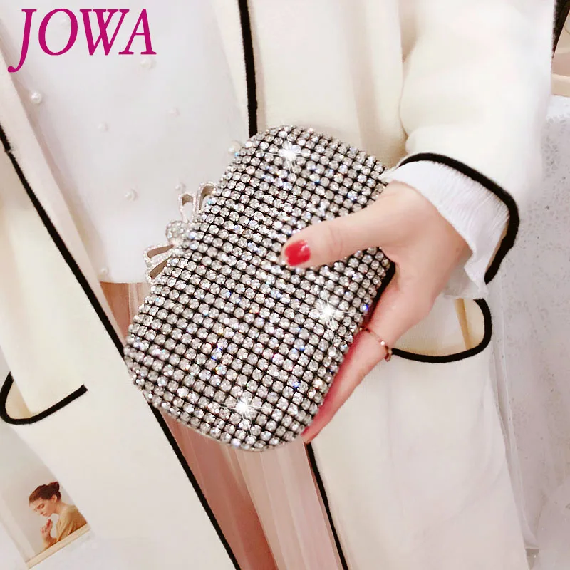 2019 New Design Evening Bags Women's Fashion Mini Handbag Shiny Diamonds Bow Clutches Nithg Purse Wedding Party Package 2 Colors
2019 New Design Evening Bags Women's Fashion Mini Handbag Shiny Diamonds Bow Clutches Nithg Purse Wedding Party Package 2 Colors