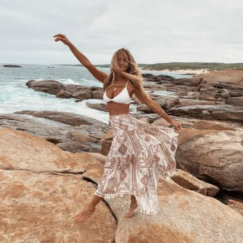 New Sexy Casual Women Summer Boho Maxi Skirt Long Skirt Beach Skirt Long beach Retro skirt
New Sexy Casual Women Summer Boho Maxi Skirt Long Skirt Beach Skirt Long beach Retro skirt