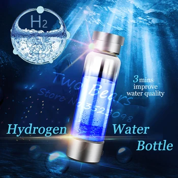 Japanese 350ml Hydrogen Rich Water Generator Alkaline Energy Glass bottle Anion Water Ionizer Anti USB H2 Healthy smart cup
Japanese 350ml Hydrogen Rich Water Generator Alkaline Energy Glass bottle Anion Water Ionizer Anti USB H2 Healthy smart cup