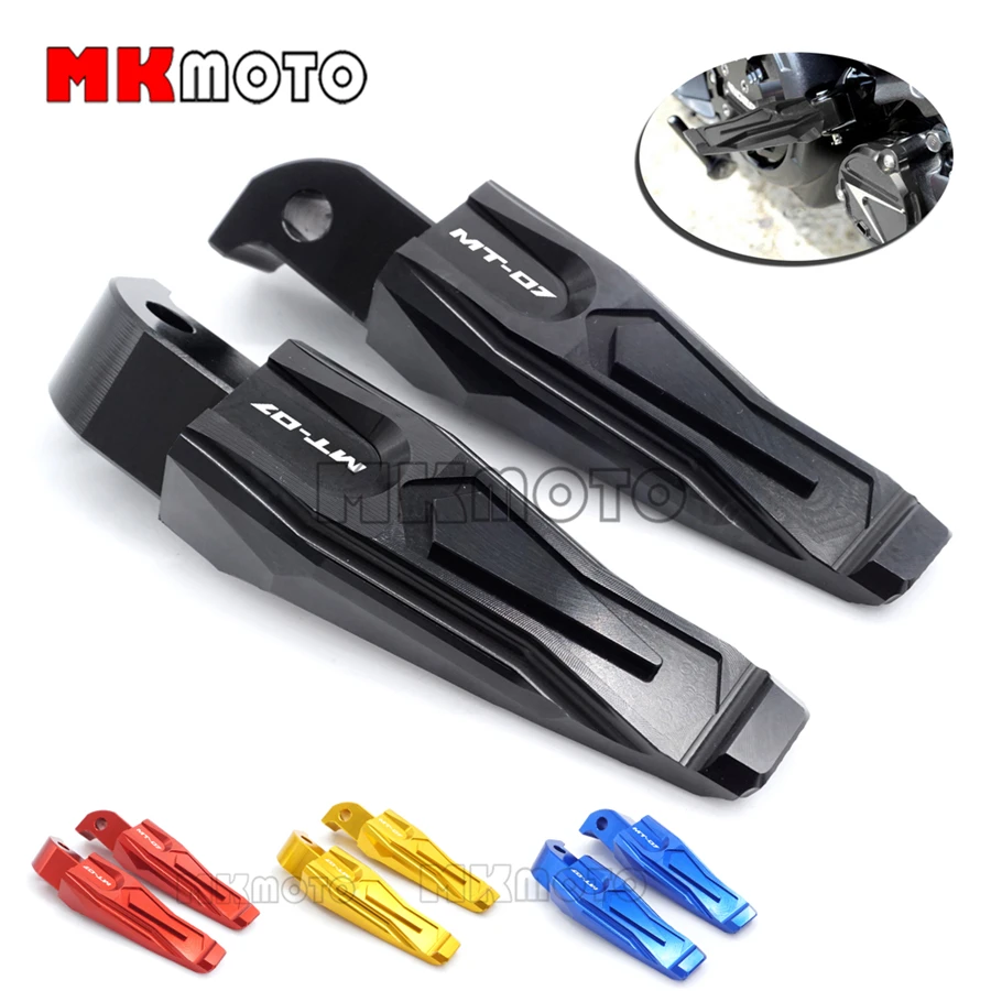 LOGO MT-07 Motorcycle Parts Aluminum Rear Passenger Foot Pegs Rests Footrest Black For Yamaha MT07 MT-07 2014 2015 2016
LOGO MT-07 Motorcycle Parts Aluminum Rear Passenger Foot Pegs Rests Footrest Black For Yamaha MT07 MT-07 2014 2015 2016