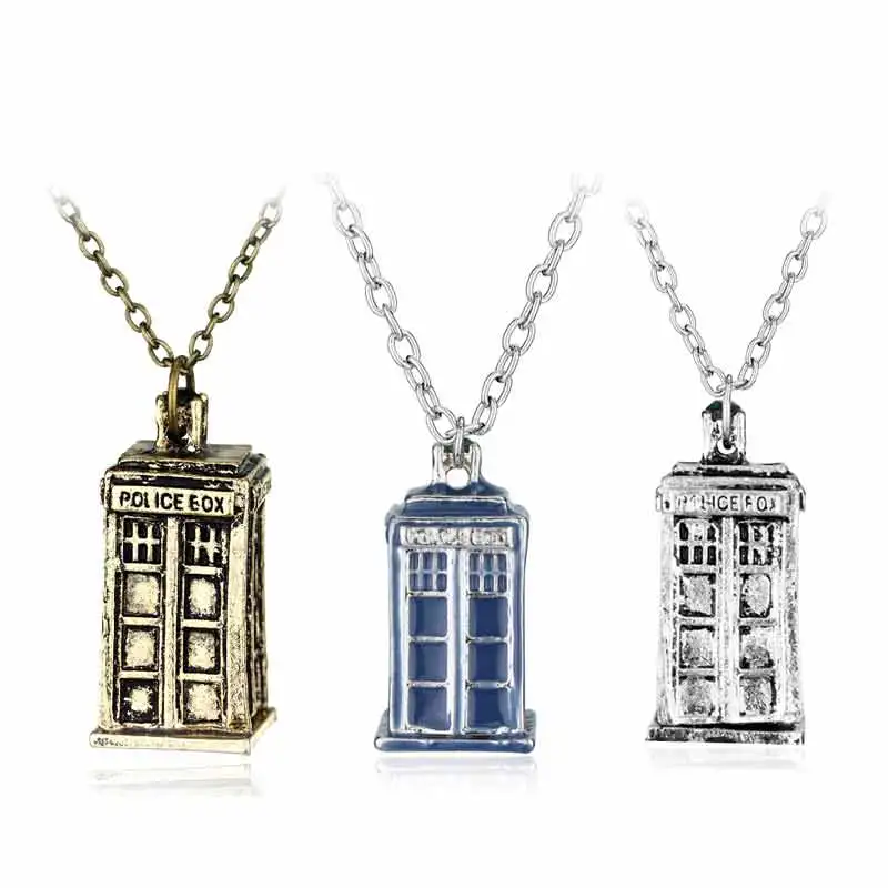 Cool Dr DOCTOR WHO Buildings Telephone Booth Retro Alloy Pendant & Necklace Men Women High Quality Gift For Fans Fashion Jewelry
Cool Dr DOCTOR WHO Buildings Telephone Booth Retro Alloy Pendant & Necklace Men Women High Quality Gift For Fans Fashion Jewelry