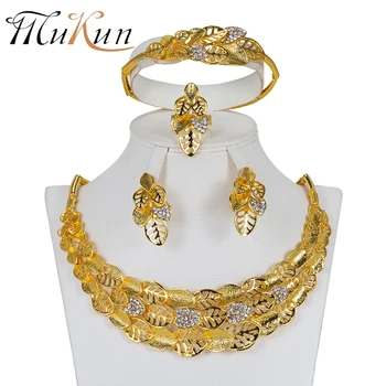 MUKUN Jewelry Set For Women African Beads Jewelry Set Nigeria Wedding leaf Choker necklace set Bridal Dubai Ethiopian Jewellery
MUKUN Jewelry Set For Women African Beads Jewelry Set Nigeria Wedding leaf Choker necklace set Bridal Dubai Ethiopian Jewellery