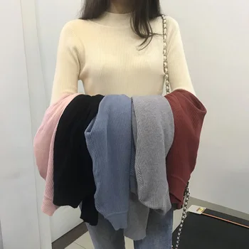 LYJMTDBK Autumn Winter Women Pullovers Sweater Knitted Elasticity Casual Jumper Fashion Slim Turtleneck Warm Female Sweaters
LYJMTDBK Autumn Winter Women Pullovers Sweater Knitted Elasticity Casual Jumper Fashion Slim Turtleneck Warm Female Sweaters