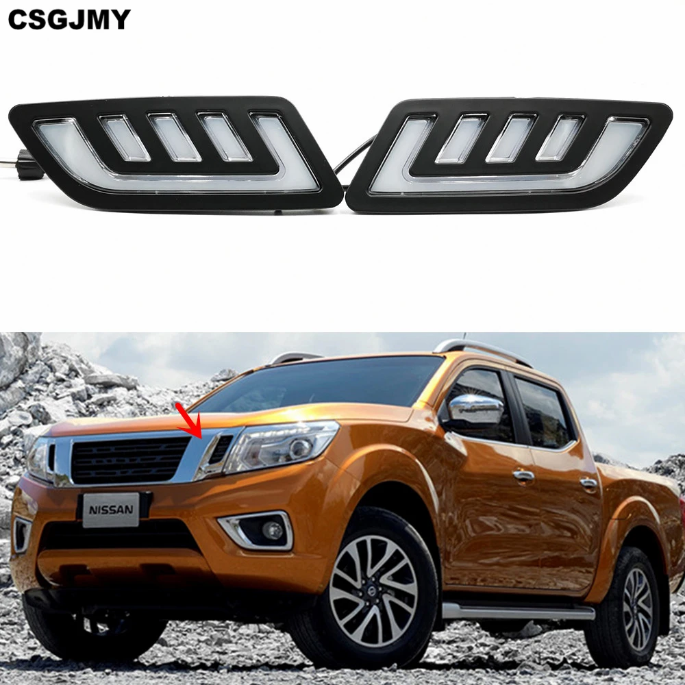 1Set DRL Daytime Running Lights mask grille LED lamp with turning signal For Nissan NAVARA NP300 D23 2015 2016 2017 2018 2019
1Set DRL Daytime Running Lights mask grille LED lamp with turning signal For Nissan NAVARA NP300 D23 2015 2016 2017 2018 2019