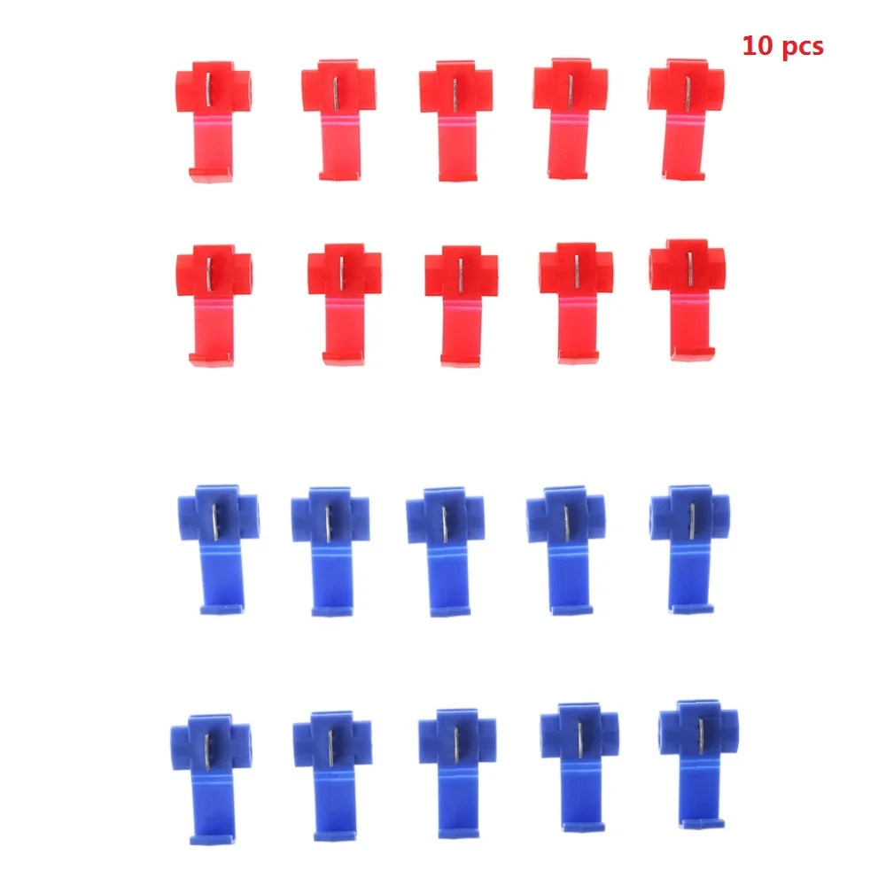 Auto 10pcs 2 Pin T Shape Wire Cable Connectors Terminals Crimp Scotch Lock Quick Splice Car Audio Kit Tool
Auto 10pcs 2 Pin T Shape Wire Cable Connectors Terminals Crimp Scotch Lock Quick Splice Car Audio Kit Tool