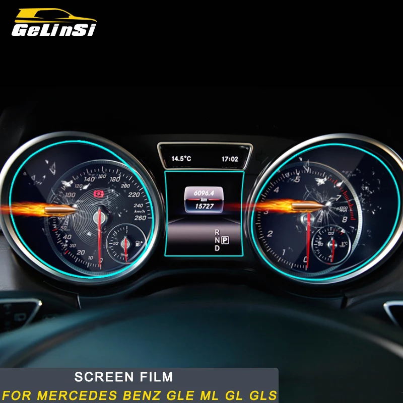 Gelinsi For Mercedes Benz GLE W166 Coupe C292 2016-2018 Car Dashboard Screen Protective Film Sticker Scratchproof Accessories
Gelinsi For Mercedes Benz GLE W166 Coupe C292 2016-2018 Car Dashboard Screen Protective Film Sticker Scratchproof Accessories