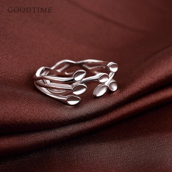 Fashion Women 925 Sterling Silver Jewelry Rings Wedding Girls Creative Personality Leaf Shape Silver Rings For Female Lady
Fashion Women 925 Sterling Silver Jewelry Rings Wedding Girls Creative Personality Leaf Shape Silver Rings For Female Lady