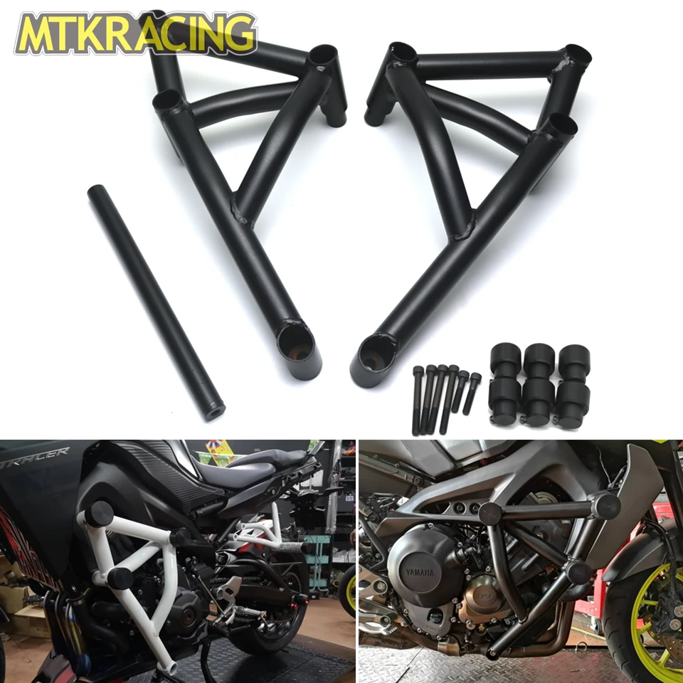 MTKRACING For Yamaha MT09 MT-09 FZ-09 FZ09 FJ09 MT-09 Tracer Motorcycle Engine Protective Guard Crash Bar Protector Black
MTKRACING For Yamaha MT09 MT-09 FZ-09 FZ09 FJ09 MT-09 Tracer Motorcycle Engine Protective Guard Crash Bar Protector Black