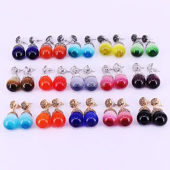5Pair handmade pave rhinestone opal gem dangle earrings mix color cat eye stone earrings,women jewelry
5Pair handmade pave rhinestone opal gem dangle earrings mix color cat eye stone earrings,women jewelry