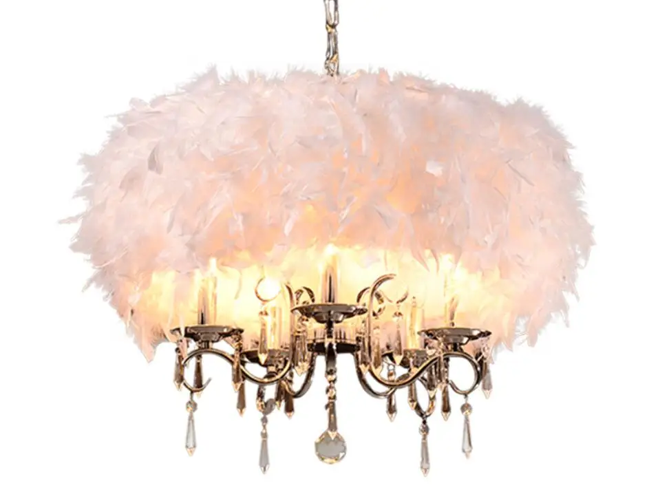 Crystal Light pastoral stylish Pendant Lights restaurant pendant living room bedroom light feather light Pendant lamps ZL336
Crystal Light pastoral stylish Pendant Lights restaurant pendant living room bedroom light feather light Pendant lamps ZL336