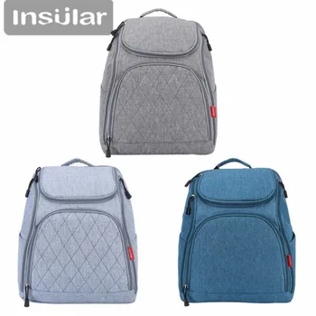 INSULAR Multi-function Mummy Maternity Diaper Bag Large Nursing Bag Travel Backpack Nappy Baby Bag with Stroller Straps
INSULAR Multi-function Mummy Maternity Diaper Bag Large Nursing Bag Travel Backpack Nappy Baby Bag with Stroller Straps