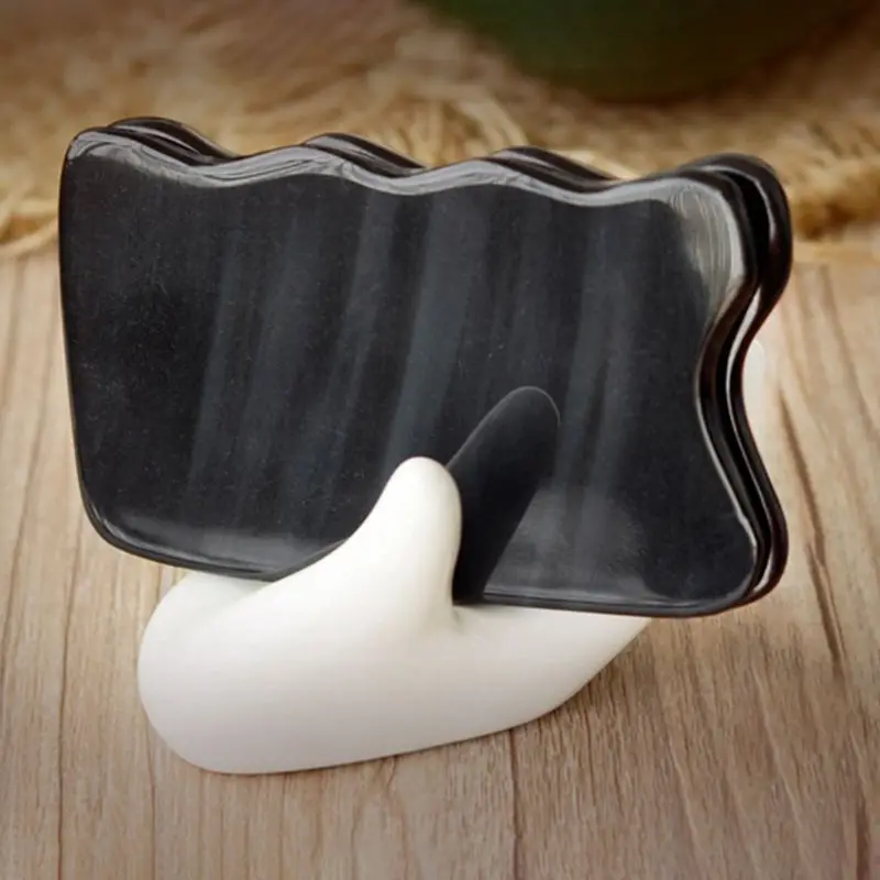 Wavy Horn Scraping Board Gua Sha Plate Acupuncture Point Massage Facial Body Natural Therapy Health Care
Wavy Horn Scraping Board Gua Sha Plate Acupuncture Point Massage Facial Body Natural Therapy Health Care