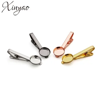 XINYAO 5pcs/lot Copper Blank Tie Clips Base Fit 16/20mm Photo Glass Cabochon Cameo Settings Bezel Tray Diy Jewelry Making F5441
XINYAO 5pcs/lot Copper Blank Tie Clips Base Fit 16/20mm Photo Glass Cabochon Cameo Settings Bezel Tray Diy Jewelry Making F5441