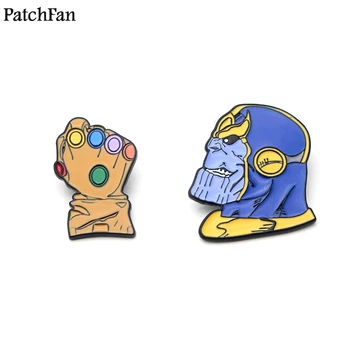 20pcs/lot Patchfan Thanos Infinity Gauntlet Zinc pins para backpack tie clothes for bag shirt badge brooches for men women A0969
20pcs/lot Patchfan Thanos Infinity Gauntlet Zinc pins para backpack tie clothes for bag shirt badge brooches for men women A0969