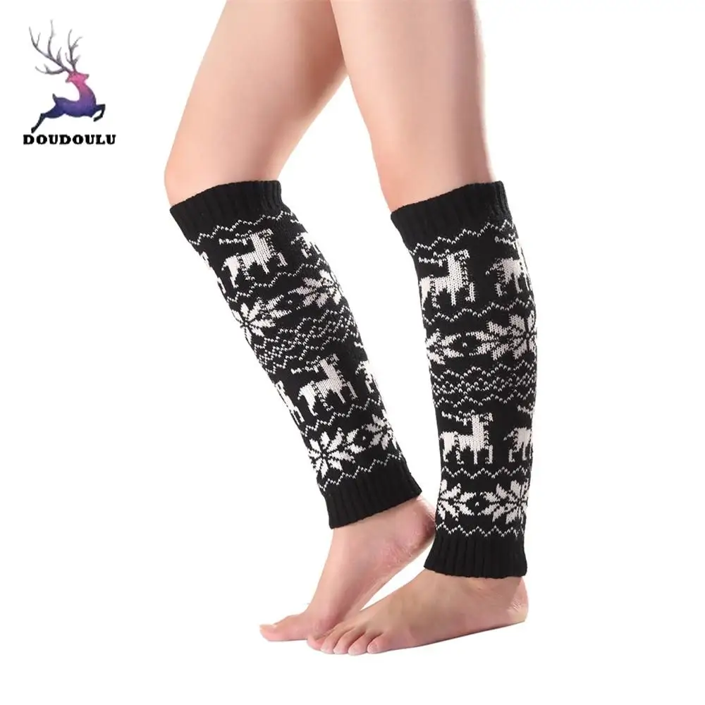 Fashion Women Elk Deer Snowflake Crochet Knitted Boot Cover Socks Leg Warmers skarpetki damskie thigh high stockings sexy #EW
Fashion Women Elk Deer Snowflake Crochet Knitted Boot Cover Socks Leg Warmers skarpetki damskie thigh high stockings sexy #EW