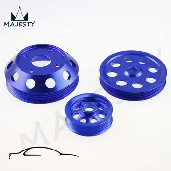 light weight aluminum Crank Pulley Kit for 1989-1998 SR20DET Nissan 240SX S13 S14 S15 SILVIA BLUE
light weight aluminum Crank Pulley Kit for 1989-1998 SR20DET Nissan 240SX S13 S14 S15 SILVIA BLUE