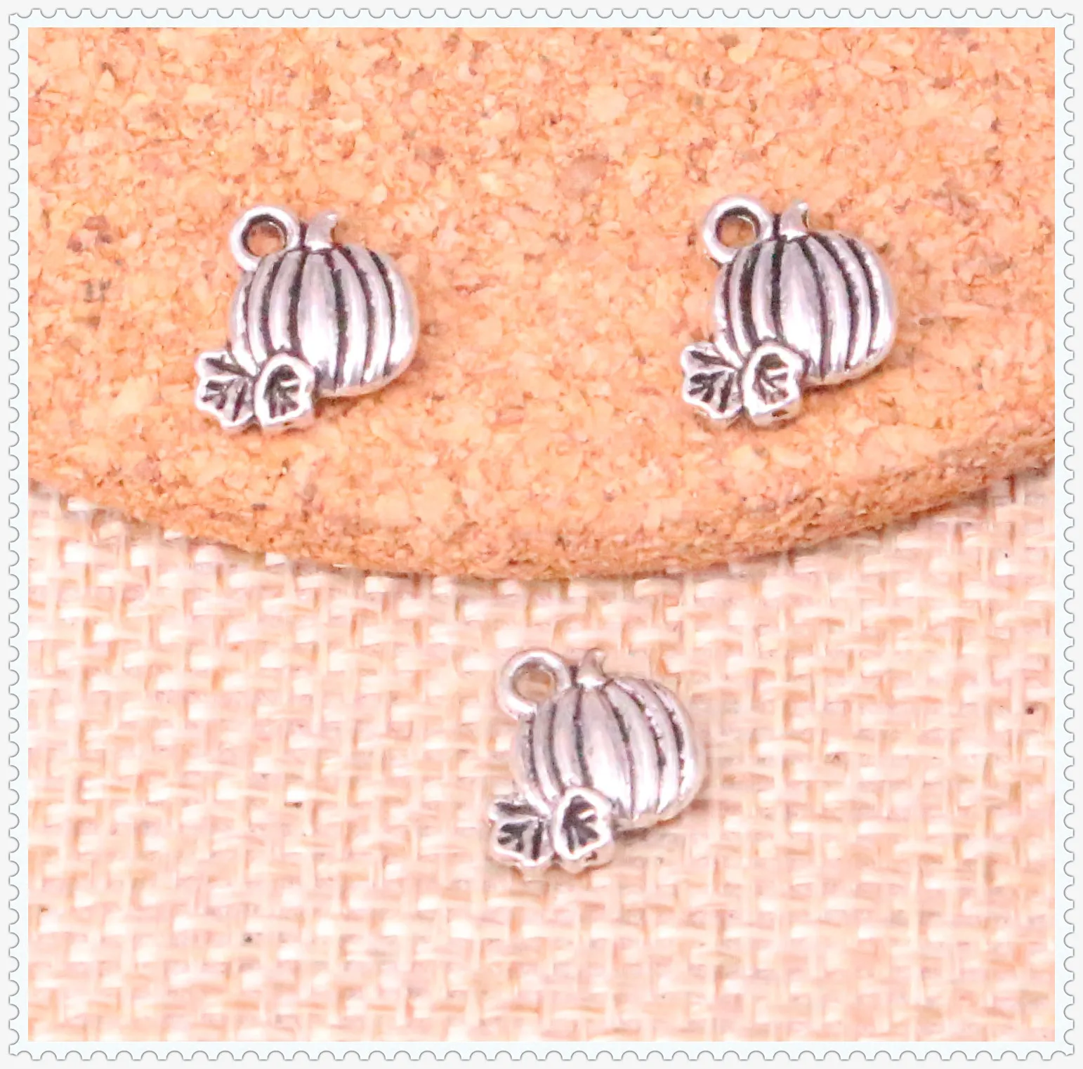 30pcs pumpkin fall thanksgiving halloween Charms Antique Silver Small Pumpkin Charm Pendants For Jewelry Making 10*10mm
30pcs pumpkin fall thanksgiving halloween Charms Antique Silver Small Pumpkin Charm Pendants For Jewelry Making 10*10mm