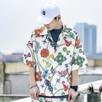 New Arrival Mens Shirts Summer Pattern Male Shirts Large Sizes Black White M-5XL Men Short Sleeve Shirt
New Arrival Mens Shirts Summer Pattern Male Shirts Large Sizes Black White M-5XL Men Short Sleeve Shirt