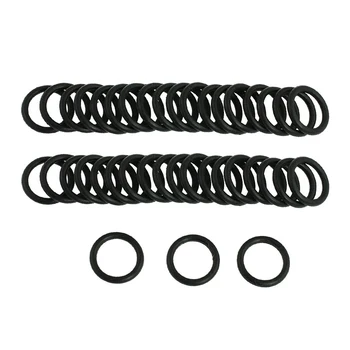 KSOL 50 pcs 10mm OD 1.5mm thick nitrile rubber O-ring Oil seals Seal