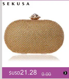 SEKUSA Evening Clutch Bags Diamond-Studded Evening Bag With Chain Shoulder Bag Women's Handbags Wallets Evening Bag For Wedding 10