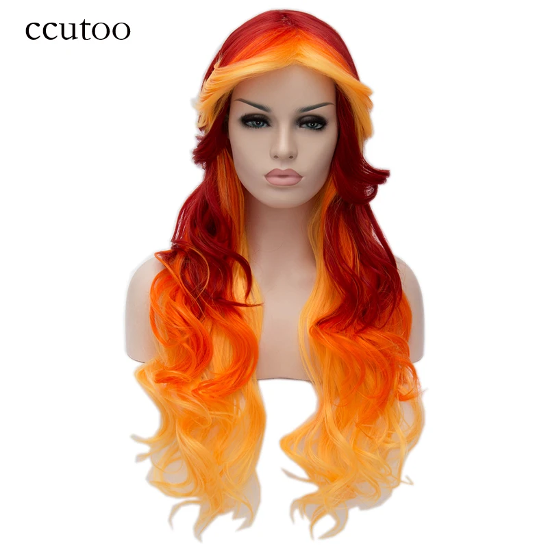 ccutoo 28" Female Long Wavy Ombre Color Synthetic Hair High Temperature Fiber Cosplay Costume Wigs For Women Girl Party
ccutoo 28" Female Long Wavy Ombre Color Synthetic Hair High Temperature Fiber Cosplay Costume Wigs For Women Girl Party