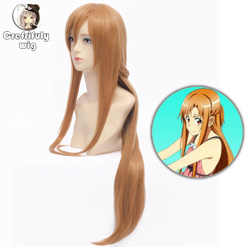 100cm Sword Art Online Yuki Asuna Yuuki Asuna Long Straight Braiding Hair Synthetic Cosplay Wig Halloween Costume Wigs For Women
100cm Sword Art Online Yuki Asuna Yuuki Asuna Long Straight Braiding Hair Synthetic Cosplay Wig Halloween Costume Wigs For Women
