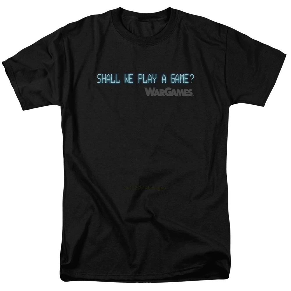 2019 Printed Men T Shirt Cotton Short Sleeve Wargames Shall We Men's Regular Fit T-Shirtwomen t shirt
2019 Printed Men T Shirt Cotton Short Sleeve Wargames Shall We Men's Regular Fit T-Shirtwomen t shirt