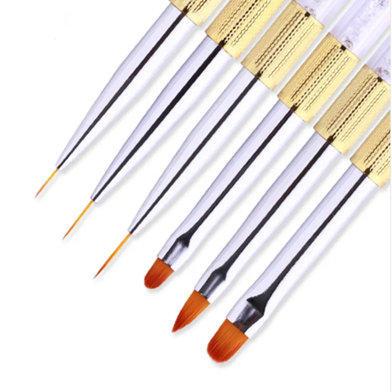 1pc Nail Art Metal Brush Acrylic Liquid Powder Carving Pen UV Gel French Flower Stripe Painting Pen Drawing Liner Nail Brush
1pc Nail Art Metal Brush Acrylic Liquid Powder Carving Pen UV Gel French Flower Stripe Painting Pen Drawing Liner Nail Brush