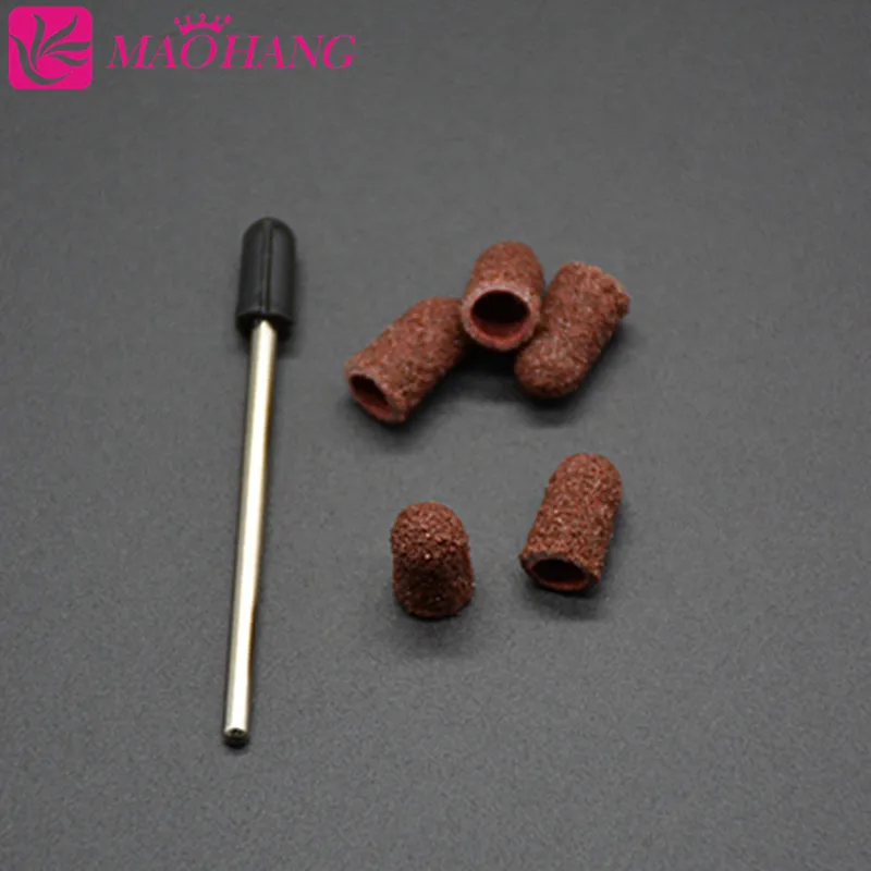 5Caps+1Grip Nail Art Sanding Bands Caps ring for electric nail drill professional manicure pedicure nail tools 5*11mm
5Caps+1Grip Nail Art Sanding Bands Caps ring for electric nail drill professional manicure pedicure nail tools 5*11mm