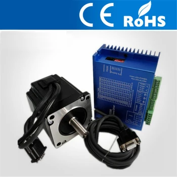 4.6N.m 5.5A 86mm NEMA34 Closed Loop Stepper Motor With Driver And 3M Cables for CNC Mill JK86HS78-5504 4wires Free shipping
4.6N.m 5.5A 86mm NEMA34 Closed Loop Stepper Motor With Driver And 3M Cables for CNC Mill JK86HS78-5504 4wires Free shipping